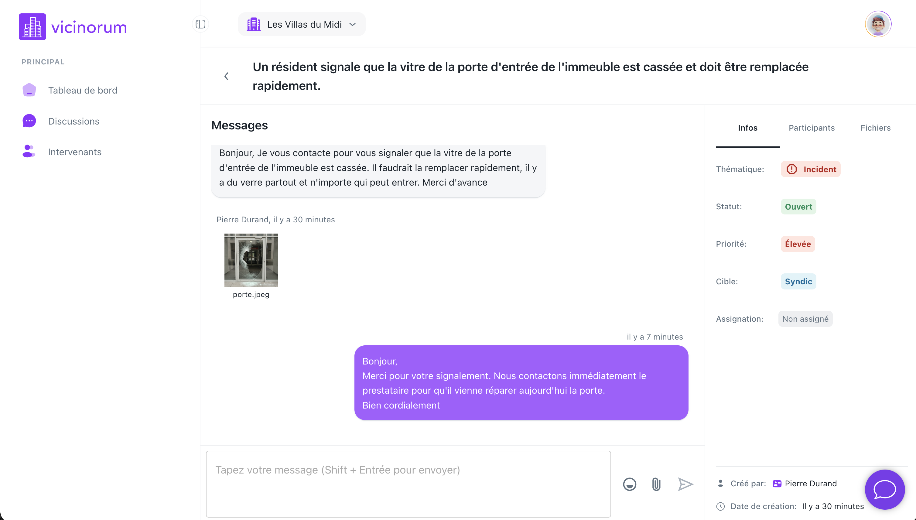 Copropriété sereine et unie